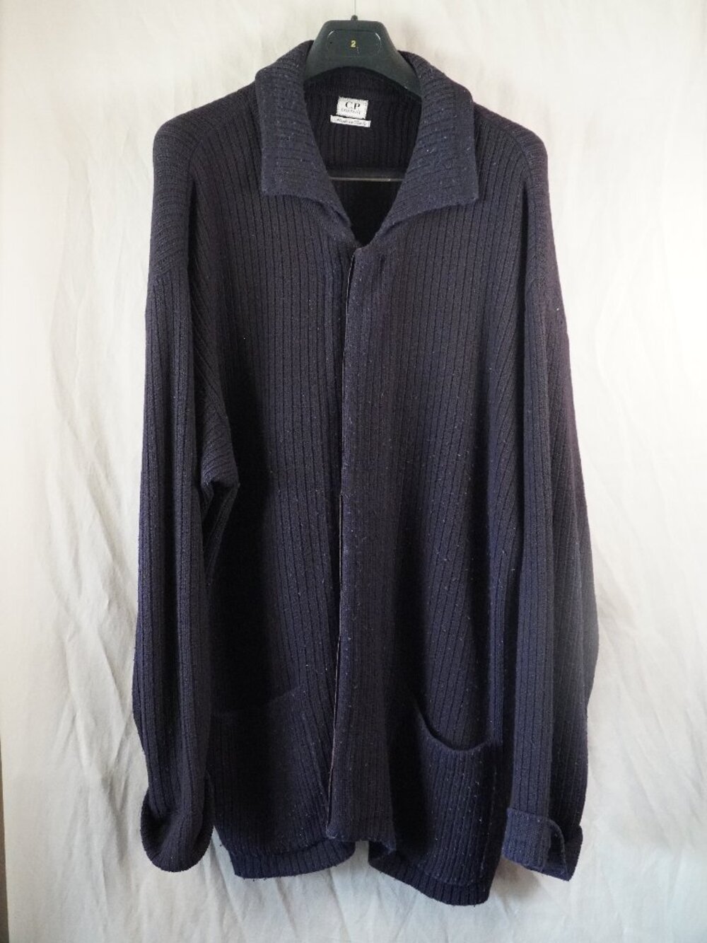 Vintage C.P. Company woven button-up cardigan